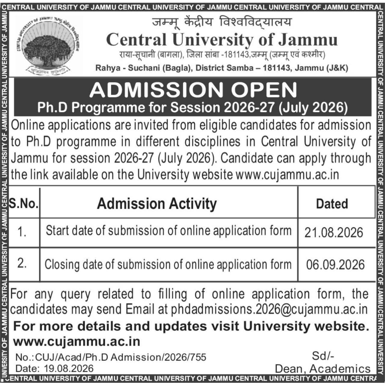 PhD Advertisement